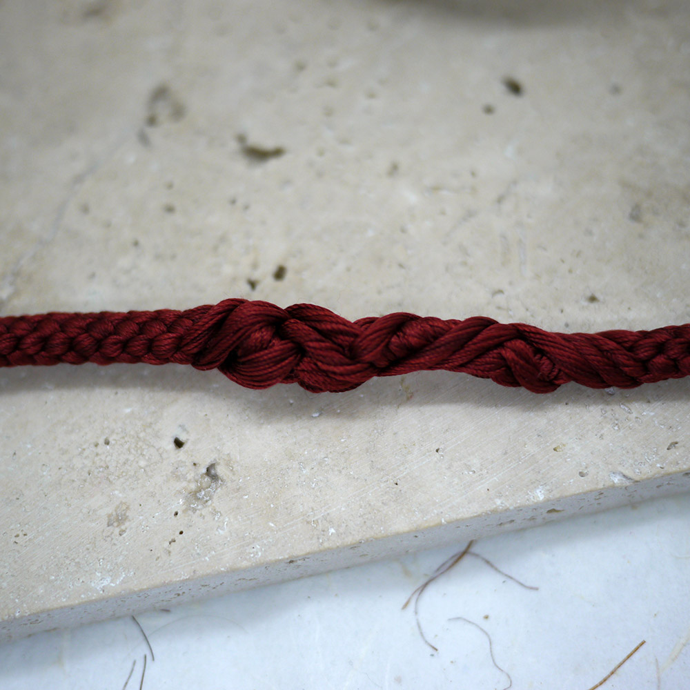 Ceinture en cordon de soie pour kimono japonais