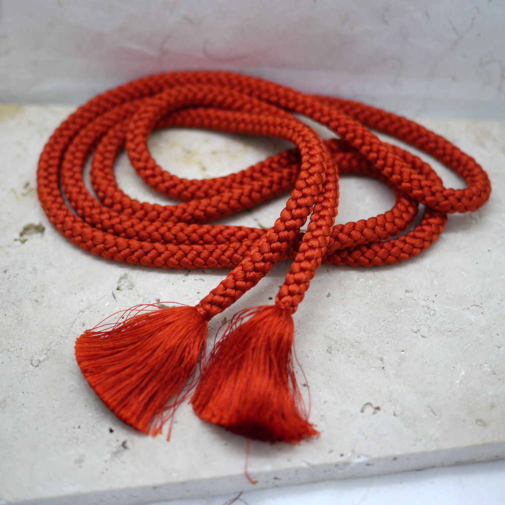 Ceinture en soie japonaise vintage nommée obijime