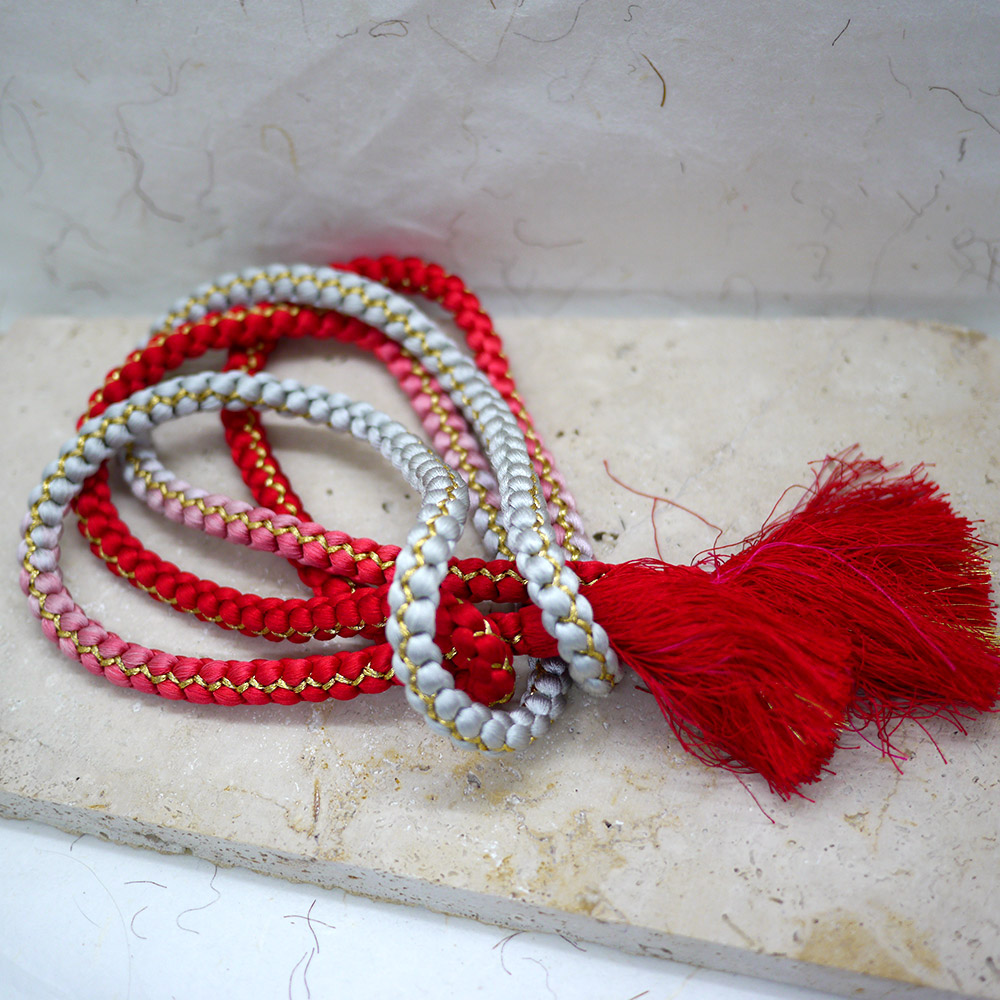 Ceinture de kimono en soie fait avec des fils d'or